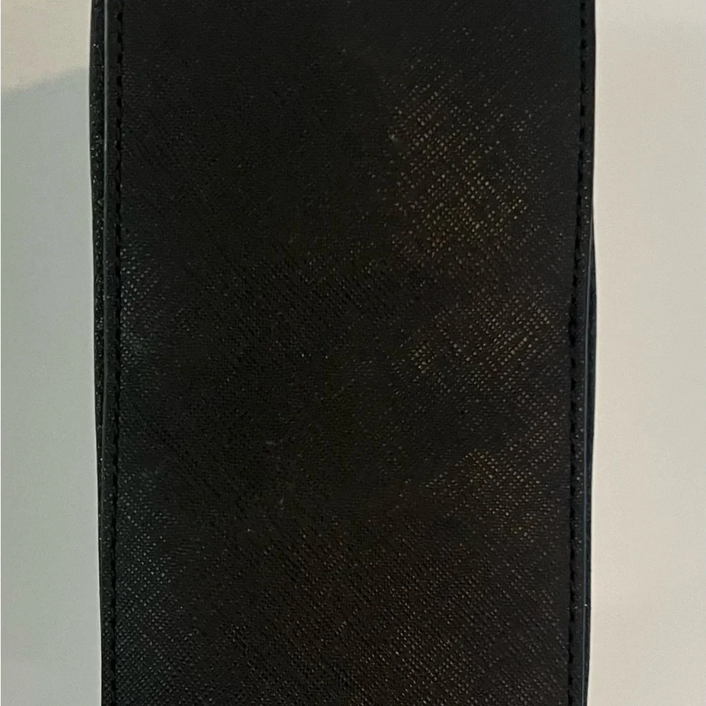 Kate Spade Lola Glitter Black Small Dome Gold Zip Cosmetic Toiletry Case Bag - Picture 5 of 9